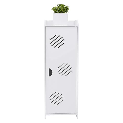 LANTUS Kleiner Aufbewahrungsschrank für Toilette, schmal, seitlich, 24 x 20 x 75 cm, Weiß LANTUS Kleiner Aufbewahrungsschrank für Toilette, schmal, seitlich, 24 x 20 x 75 cm, Weiß von LANTUS
