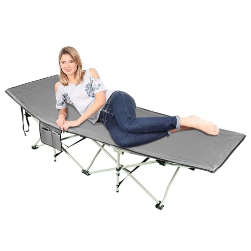 LANTUS Schlafbett für Erwachsene – faltbares Bett mit 3 Winkeln verstellbar – maximale Belastung von 150 kg – gepolstertes Campingbett mit einfacher Installation und Demontage für die – 190 x 67 x 35 von LANTUS