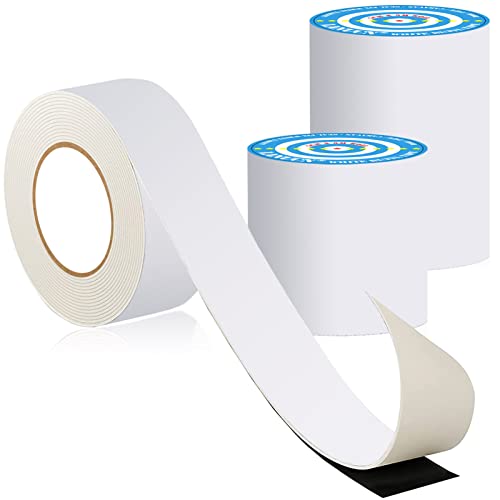 LANUCN Wasserdichtes Klebeband Butylband Weiß, Zähes Bitumenband Selbstklebend Alterungs -, Korrosions - und UV - Beständig Dichtband (10cm x 10m x 1 Rolle) von LANUCN