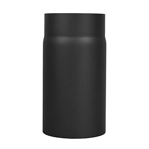 LANZZAS Ofenrohr 250 mm, im Durchmesser DN 130 mm, Farbe: schwarz - weitere Rohre aus unserem Sortiment, finden Sie hier. von LANZZAS
