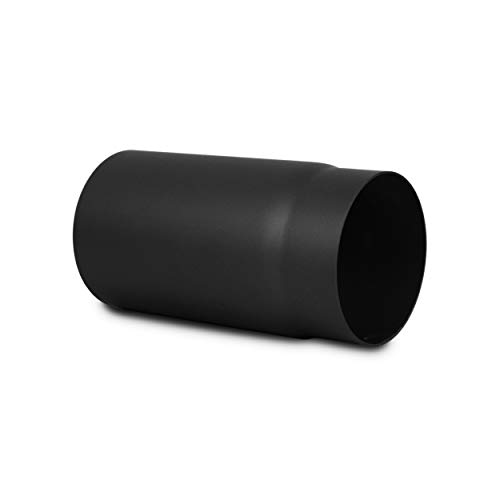 LANZZAS Ofenrohr 250 mm Verlängerung - im Durchmesser Ø 150 mm - Farbe: schwarz - Rauchrohr Verlängerung von LANZZAS