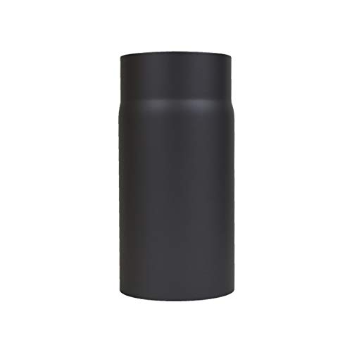 LANZZAS Ofenrohr 250 mm im Durchmesser, DN Ø 120 mm, Farbe: schwarz-metallic - weitere Rohre aus unserem Sortiment, finden Sie hier. von LANZZAS