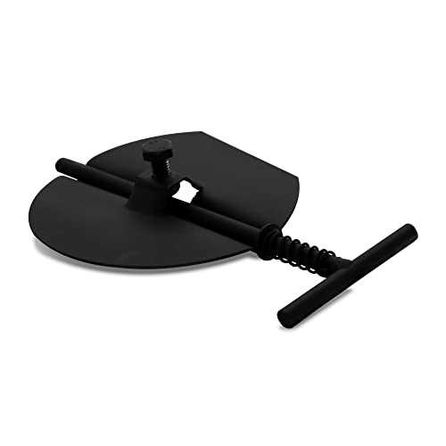 LANZZAS Ofenrohr Drosselklappe - Durchmesser Ø 150 mm - Farbe: schwarz | Zugbegrenzer zum nachträglichen Einbau LANZZAS Ofenrohr Drosselklappe - Durchmesser Ø 150 mm - Farbe: schwarz | Zugbegrenzer zum nachträglichen Einbau von LANZZAS