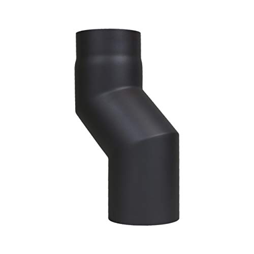 LANZZAS Ofenrohr Stufenbogen mit 80 mm Versatz, im Durchmesser, DN Ø 120 mm, Farbe: schwarz-metallic - weitere Rohre aus unserem Sortiment, finden Sie hier. LANZZAS Ofenrohr Stufenbogen mit 80 mm Versatz, im Durchmesser, DN Ø 120 mm, Farbe: schwarz-metallic - weitere Rohre aus unserem Sortiment, finden Sie hier. von LANZZAS