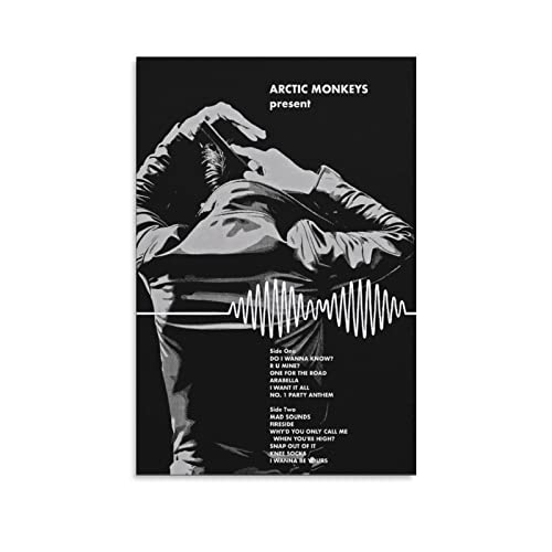LAOAYI Poster, Motiv: Arctic Monkeys AM, Musikposter für Zimmer, ästhetische Leinwand, Kunst, Büro, 30 x 45 cm, Unframe-Arctic AM Poster Ro von LAOAYI
