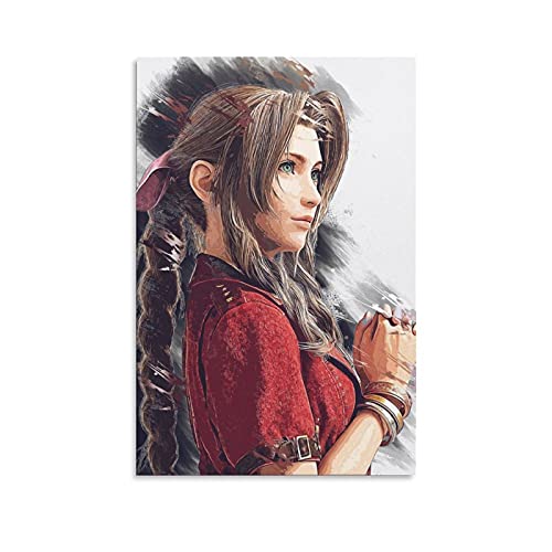 Wanddekoration Final Fantasy 7 Kunstleinwand Poster Schlafzimmer Büro Zimmer Dekor Geschenk Dekor Druck Bild Gemälde für Wohnzimmer Schlafzimmer Dekoration 30 x 45 cm Wanddekoration Final Fantasy 7 Kunstleinwand Poster Schlafzimmer Büro Zimmer Dekor Geschenk Dekor Druck Bild Gemälde für Wohnzimmer Schlafzimmer Dekoration 30 x 45 cm von LAOAYI