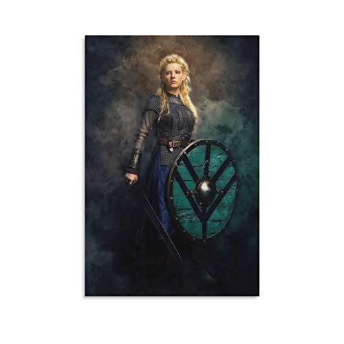 Wandkunst Dekor Lagertha Wikinger Leinwand Poster Schlafzimmer Büro Zimmer Dekor Geschenk Dekor Druck Bild Gemälde für Wohnzimmer Schlafzimmer Dekoration 20 x 30 cm Wandkunst Dekor Lagertha Wikinger Leinwand Poster Schlafzimmer Büro Zimmer Dekor Geschenk Dekor Druck Bild Gemälde für Wohnzimmer Schlafzimmer Dekoration 20 x 30 cm von LAOAYI