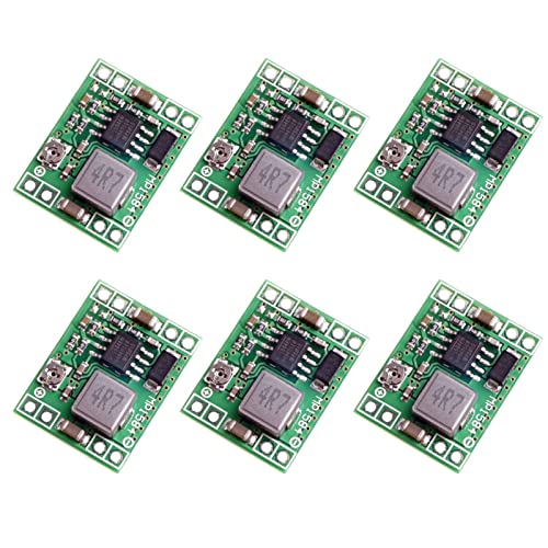 DC-DC Buck Converter 4.5-28V bis 0.8-20V MP1584EN Mini Step Down Einstellbar Wandler LAOMAO 12V 9V 5V 3V Netzteil (6Pack) von LAOMAO