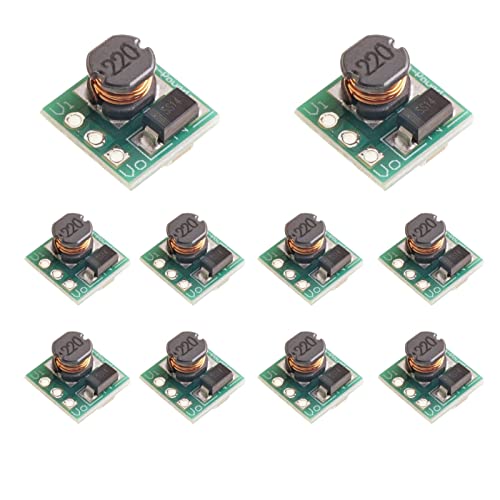 DC DC Step Up Boost Converter 0.8-3.3V bis 3.3V LAOMAO Mini Spannungswandler 3.3V Netzteil Power Supply Module (10Pack) von LAOMAO