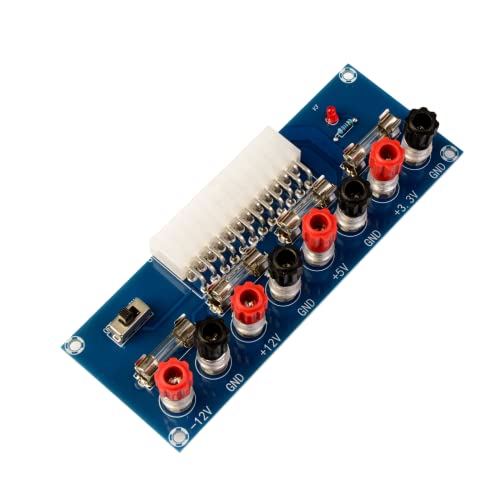 LAOMAO 24 Pins ATX DC Netzteil Breakout Converter Board Multi-Ausgang Adapter 12V 5V 3,3V für DIY Experimentier Netzteil Computer Elektronische Projekt LAOMAO 24 Pins ATX DC Netzteil Breakout Converter Board Multi-Ausgang Adapter 12V 5V 3,3V für DIY Experimentier Netzteil Computer Elektronische Projekt von LAOMAO