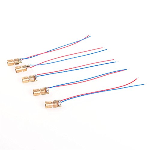 LAOMAO 5x Mini 650nm 5mW 5V Laser Dot Diode Modul für Arduino Raspberry Pi Prototyping LAOMAO 5x Mini 650nm 5mW 5V Laser Dot Diode Modul für Arduino Raspberry Pi Prototyping von LAOMAO