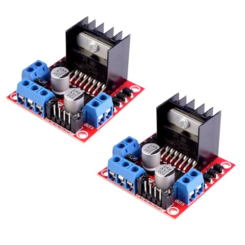 LAOMAO L298N Motor-Treiber-Board-Modul DC-Schrittmotor Roboter Smart Car von LAOMAO