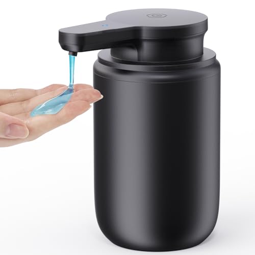 Seifenspender Automatisch Elektrischer mit Sensor Infrarot: Flüssigseifenspender Automatic Soap Dispenser Set IPX5 Wasserdicht USB-C Aufladung mit Sensor Infrarot Bewegungssensor für Küche & Bad von LAOPAO
