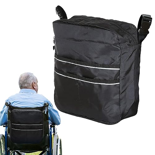 Korb für Rollator Walker, Rollator-Tasche, wasserabweisend – faltbare Gehhilfe, Hände, Aufbewahrungstasche für ältere Menschen, kann außerhalb oder innerhalb des Gehwagens installiert werden von LAOSEP