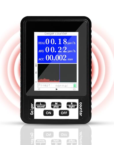 LAOYE Geigerzähler Radioaktivität Dosimeter zur Messung Beta Gamma Röntgen-Tester Nuclear Radiation Detector Nuklear Strahlungsdetektor - Ultraleicht & Tragbar LAOYE Geigerzähler Radioaktivität Dosimeter zur Messung Beta Gamma Röntgen-Tester Nuclear Radiation Detector Nuklear Strahlungsdetektor - Ultraleicht & Tragbar von LAOYE
