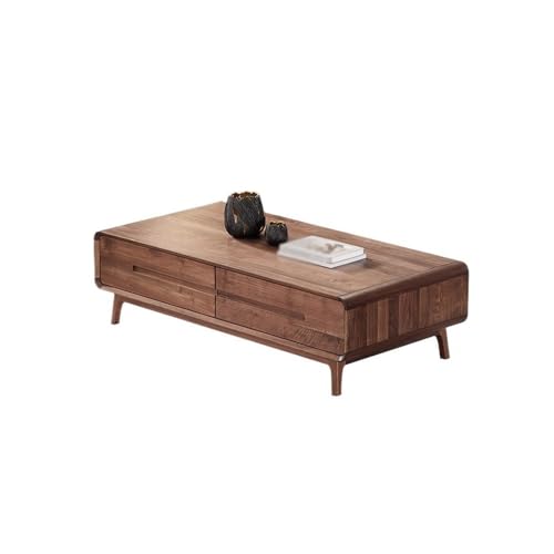 Beistelltisch ​​120cm Minimalistischer Couchtisch aus Massivholz, Haushalts-Gesellschaftsmöbel aus Walnuss, Geeignet für Unterhaltung, Besprechungen und Versammlungen​ Sofa-Couchtisch(120x65x42cm) von LAPADULA