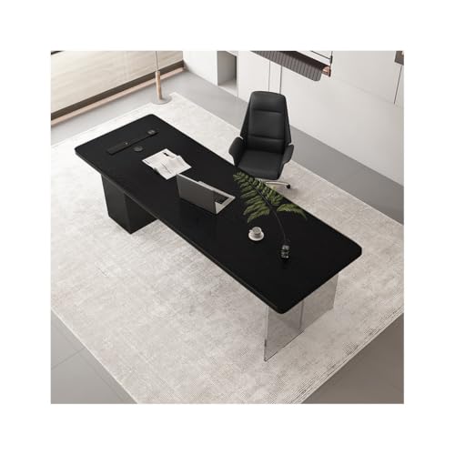 Computertisch Transparenter Schreibtisch aus massivem Acryl, einfacher und kreativer Schreibtisch for das Chefbüro, geeignet for Unternehmen und Zuhause Stabiler Büroschreibtisch(160x70x75cm) von LAPADULA