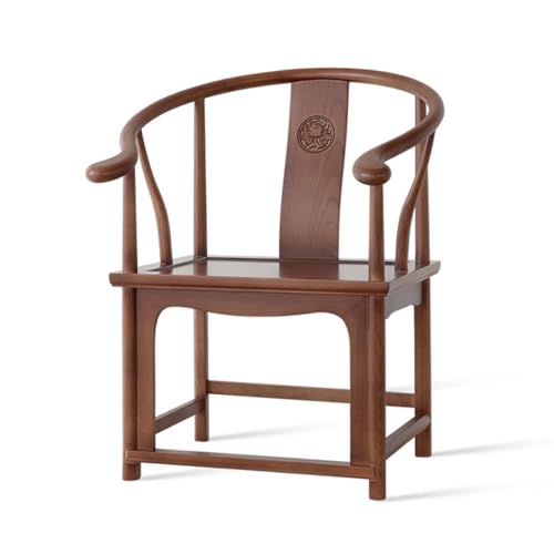 Home-Office-Stuhl Küchenstuhl aus Holz, gebogene Rückenlehne, Bürostuhl, Freizeit-Lesestuhl mit Armlehnen, geeignet for Balkon, Büro, Wohnzimmer usw. Moderne Stühle ( Color : A , Size : 70*64*86.5CM ) von LAPADULA