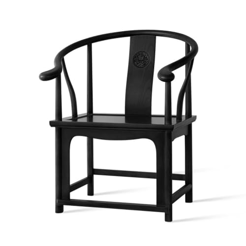 Home-Office-Stuhl Küchenstuhl aus Holz, gebogene Rückenlehne, Bürostuhl, Freizeit-Lesestuhl mit Armlehnen, geeignet for Balkon, Büro, Wohnzimmer usw. Moderne Stühle ( Color : B , Size : 70*64*86.5CM ) von LAPADULA