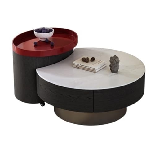 LAPADULA Beistelltisch Kleine Wohnung Wohnzimmer Modern Licht Luxus Kleine Runde Couchtisch Schlafzimmer Lounge Niedriger Tisch Sofa-Couchtisch LAPADULA Beistelltisch Kleine Wohnung Wohnzimmer Modern Licht Luxus Kleine Runde Couchtisch Schlafzimmer Lounge Niedriger Tisch Sofa-Couchtisch von LAPADULA