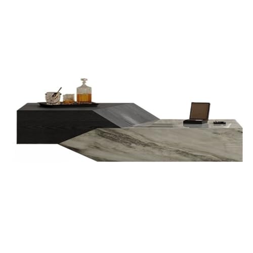 LAPADULA Beistelltisch Marmor Quadratischer Couchtisch Wohnzimmer Villa Italienischer Leichter Luxus Kreative Dekoration Teetisch Sofa-Couchtisch von LAPADULA