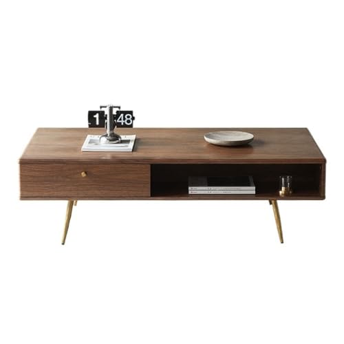LAPADULA Beistelltisch Nordic Einfache Holz Kaffee Tisch TV Schrank Wohnzimmer Kleine Wohnung Licht Luxus Kaffee Tisch Rechteckigen Moderne Sofa-Couchtisch von LAPADULA