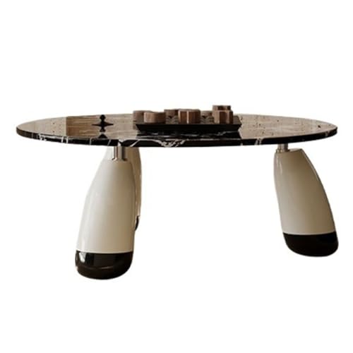 LAPADULA Beistelltisch Runder Couchtisch Wohnzimmer Home Einfache Dekoration Teetisch Licht Luxus Niedriger Tisch Sofa-Couchtisch von LAPADULA