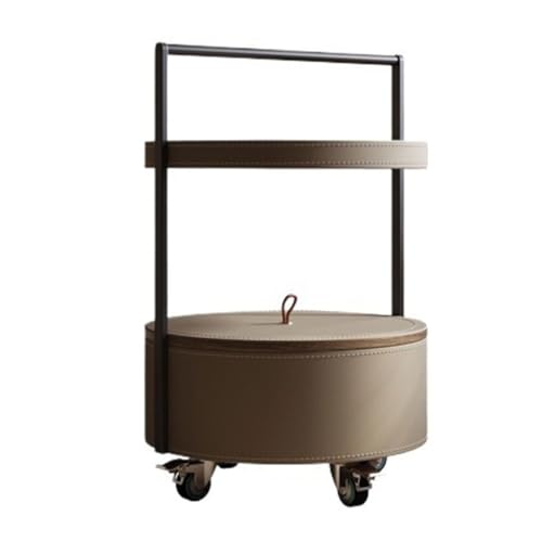 LAPADULA Beistelltisch Sofa Beistelltisch Couchtisch Wohnzimmer Leichter Luxus Kleiner Wagen Beweglicher Couchtisch Wohnzimmer Home Ecktisch Sofa-Couchtisch von LAPADULA