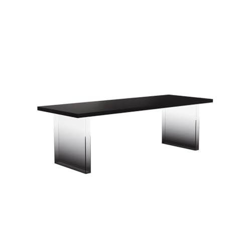LAPADULA Computertisch Büromöbel aus Acryl-Massivholz, einfacher Schreibtisch von Black Boss, Arbeitstisch Stabiler Büroschreibtisch(220x80x75cm) von LAPADULA