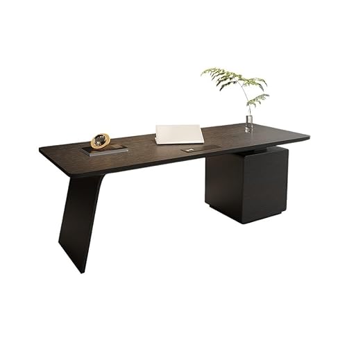 LAPADULA Computertisch Massivholz-Desktop-Computertisch im Wohnzimmer, Schreibtisch und Möbel mit Stauraum, geeignet for Unternehmen und Privathaushalte Stabiler Büroschreibtisch(180x70x75cm) von LAPADULA