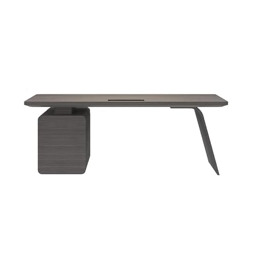 LAPADULA Computertisch Minimalistischer Schreibtisch, Computertisch aus Massivholz for das Wohnzimmer zu Hause, Büromöbel, geeignet for das Büro des Chefs Stabiler Büroschreibtisch(160x70x75cm) von LAPADULA