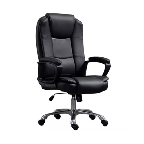 LAPADULA Home-Office-Stuhl Business-Bürostuhl, Heimcomputerstuhl, hohe Rückenlehne, Lerndrehstuhl, ergonomischer Personalstuhl Moderne Stühle (Color : Brown) von LAPADULA