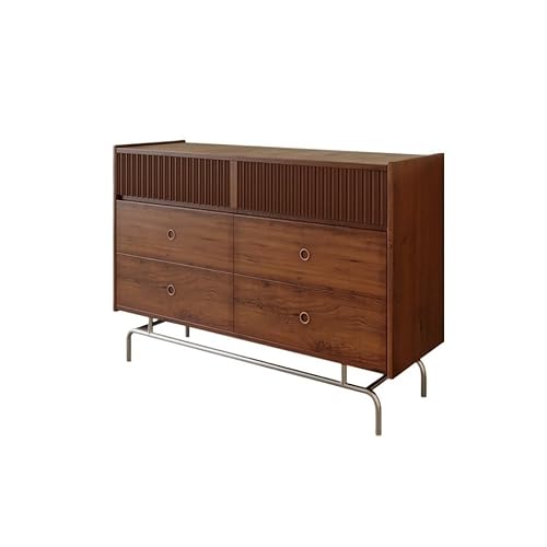 LAPADULA Konsolenschrank Familie Veranda Schublade Wohnzimmer Wand Lagerung Schrank Retro Esszimmer Sideboard Buffet-Aufbewahrungsschrank(120cm) von LAPADULA