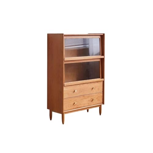 LAPADULA Konsolenschrank Küchenbuffetschrank Massivholz Aufbewahrungsmöbel Wohnzimmer Sofa Seitenschrank Buffet-Aufbewahrungsschrank von LAPADULA