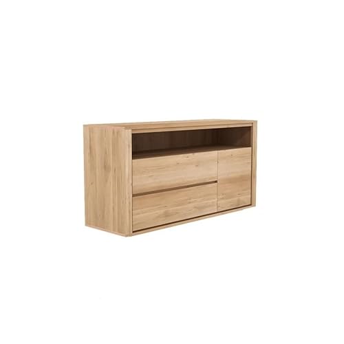 LAPADULA Konsolenschrank Massivholz Esszimmer Sideboard Lagerschrank Moderne Küche Lagerschrank Home Wohnzimmer Gegen Die Wand Buffet-Aufbewahrungsschrank(160cm) von LAPADULA