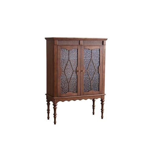 LAPADULA Konsolenschrank Massivholz Esszimmer Sideboard Wohnzimmer Lagerschrank Wand Weinvitrine Buffet-Aufbewahrungsschrank von LAPADULA