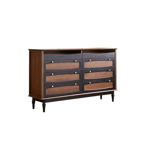 LAPADULA Konsolenschrank Massivholz Schlafzimmer Schubladenschrank Bett Ende Lagerschrank Retro Lagerschrank Buffet-Aufbewahrungsschrank von LAPADULA