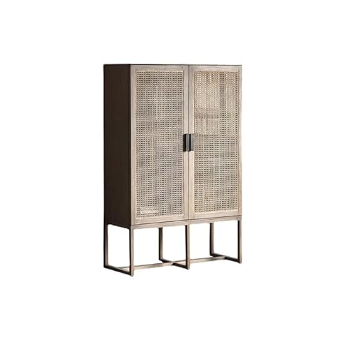 LAPADULA Konsolenschrank Sideboard aus Holz im Wabi-Sabi-Stil, Bed & Breakfast, Wohnzimmer-Standschrank, Sideboard, Eingangsschrank Buffet-Aufbewahrungsschrank von LAPADULA