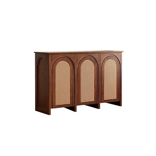 LAPADULA Konsolenschrank Wandschrank aus Massivholz, Retro-Wohnzimmer-Eingangsschrank Buffet-Aufbewahrungsschrank von LAPADULA