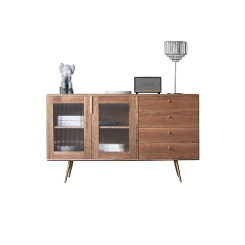 LAPADULA Konsolenschrank Wohnzimmer Tee Dekoration Schrank Einfache Massivholz Multifunktionale Lagerung Möbel Buffet-Aufbewahrungsschrank von LAPADULA