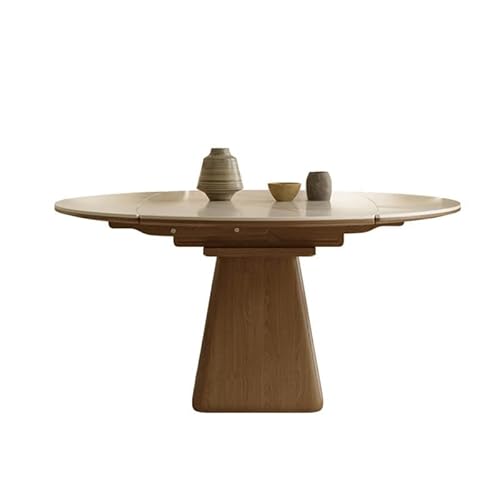LAPADULA Küchentische Einziehbarer Esstisch aus Steinplatte, Holz, klappbar, modern, schlicht, quadratisch und rund, for Zwei Zwecke Esszimmertisch von LAPADULA