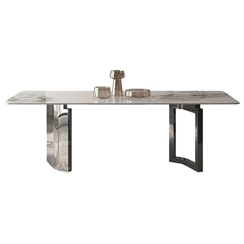 LAPADULA Küchentische Esstisch aus Edelstahl mit Steinplatte, modern, schlicht, for Restaurant, Villa, Zuhause Esszimmertisch LAPADULA Küchentische Esstisch aus Edelstahl mit Steinplatte, modern, schlicht, for Restaurant, Villa, Zuhause Esszimmertisch von LAPADULA
