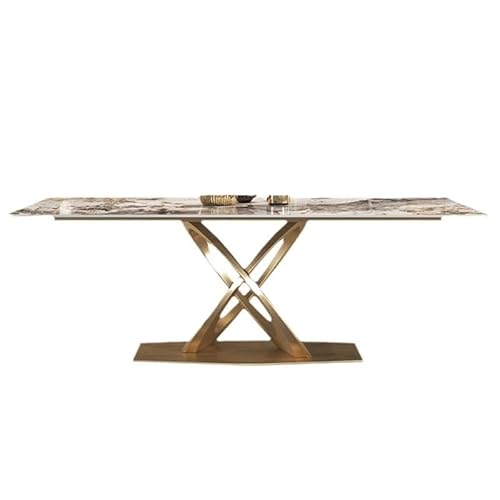 LAPADULA Küchentische Moderner, einfacher, Leichter, luxuriöser Esstisch for kleine Wohnungen, helle Steinplatte Esszimmertisch LAPADULA Küchentische Moderner, einfacher, Leichter, luxuriöser Esstisch for kleine Wohnungen, helle Steinplatte Esszimmertisch von LAPADULA