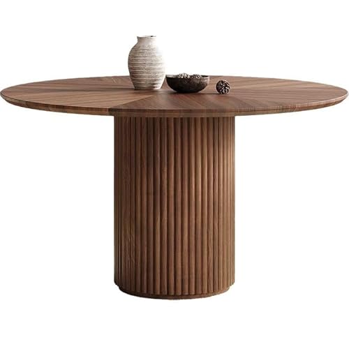 LAPADULA Küchentische Nordic Esstisch Runde Moderne Einfache Schwarz Walnuss Farbe Hause Retro Esszimmertisch LAPADULA Küchentische Nordic Esstisch Runde Moderne Einfache Schwarz Walnuss Farbe Hause Retro Esszimmertisch von LAPADULA