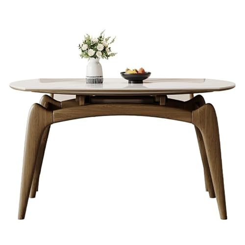 LAPADULA Küchentische Rock Plate Esstisch Modern Einfach Home Rund Kleine Wohnung Einziehbar Esszimmertisch LAPADULA Küchentische Rock Plate Esstisch Modern Einfach Home Rund Kleine Wohnung Einziehbar Esszimmertisch von LAPADULA