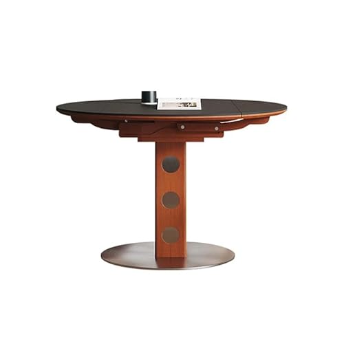 LAPADULA Küchentische Runder Tisch Retro Metallbeine Esszimmer Nordic Massivholz Rock Platte Esszimmertisch LAPADULA Küchentische Runder Tisch Retro Metallbeine Esszimmer Nordic Massivholz Rock Platte Esszimmertisch von LAPADULA