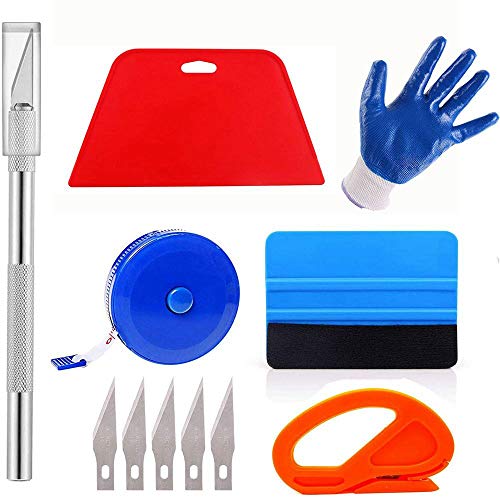 LAPONO Wallpapering Tool for Wallpaper, Tapetenwerkzeug Set Komplettset 6-teilig mit Tapetenrakel Cuttermesser Maßband Handschuh Tapetenschneider für Tapetenarbeiten DIY Renovierung Profi Werkzeug LAPONO Wallpapering Tool for Wallpaper, Tapetenwerkzeug Set Komplettset 6-teilig mit Tapetenrakel Cuttermesser Maßband Handschuh Tapetenschneider für Tapetenarbeiten DIY Renovierung Profi Werkzeug von LAPONO