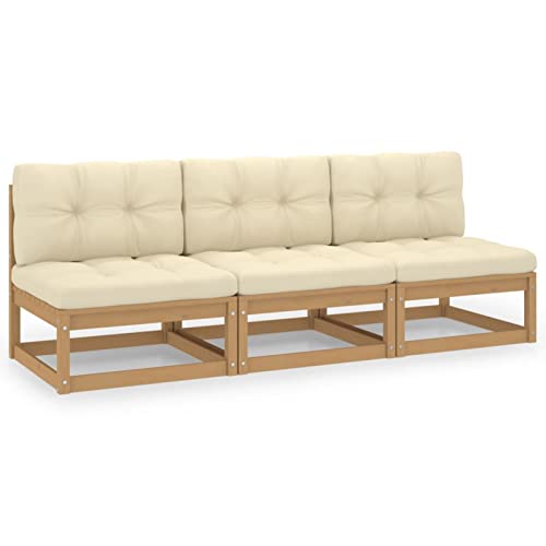 LAPOOH 3-Sitzer-Sofa mit Kissen, Gartensofa, Gartenmöbel, Gartensofa, Terrassensofa, Gartenmöbel, Gartenmöbel, massives Kiefernholz LAPOOH 3-Sitzer-Sofa mit Kissen, Gartensofa, Gartenmöbel, Gartensofa, Terrassensofa, Gartenmöbel, Gartenmöbel, massives Kiefernholz von LAPOOH