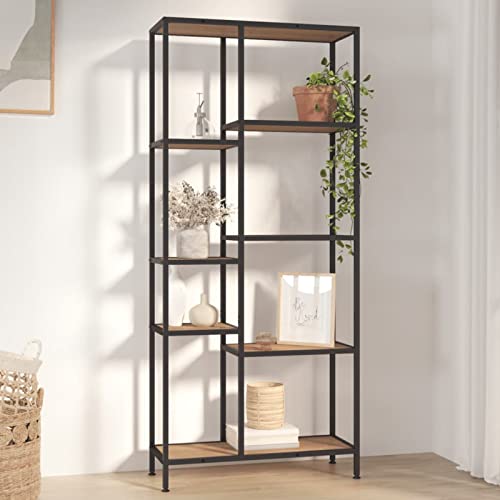 LAPOOH Bücherregal, Regal kidzimmer, Bookshelf, Bücher Regal, Mehrzweckregal, Bookcase, Leiterregal, Allzweckschrank, Standregal, 80x30x180 cm Stahl und Holzwerkstoff LAPOOH Bücherregal, Regal kidzimmer, Bookshelf, Bücher Regal, Mehrzweckregal, Bookcase, Leiterregal, Allzweckschrank, Standregal, 80x30x180 cm Stahl und Holzwerkstoff von LAPOOH