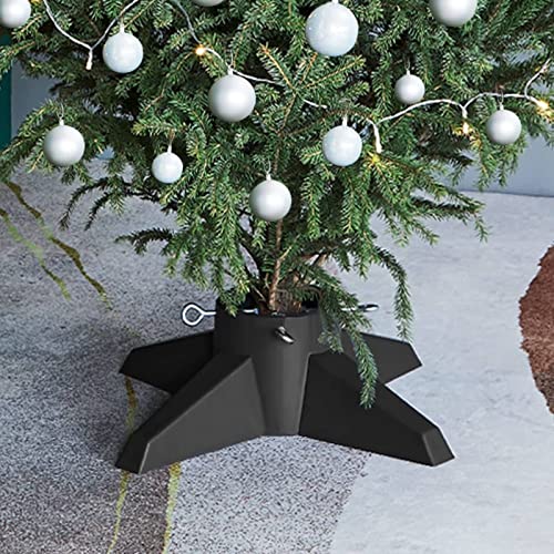 LAPOOH Christbaumständer Grau 55,5x55,5x15 cm, Weihnachtsbaumständer, Christbaumständer, Tannenbaum Ständer, Weihnachtsbaum Standfuß von LAPOOH